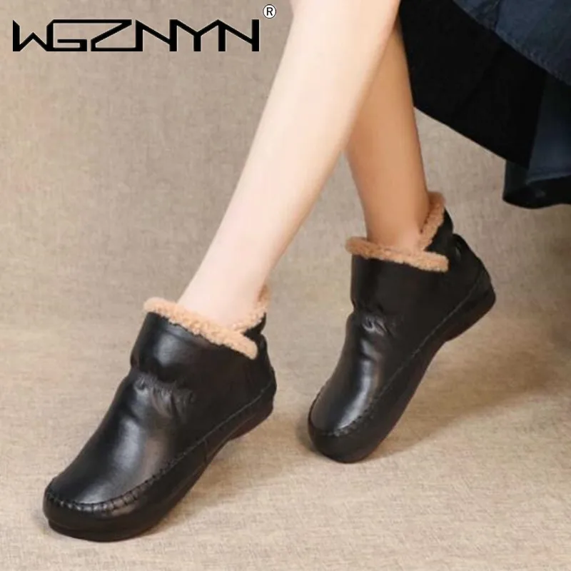 2021 New Classic Top Soft Genuine PU Leather Boots Winter Handmade Retro Shoes Warm Shoes Snow Boots Soft Comfortable Women Boot
2021 New Classic Top Soft Genuine PU Leather Boots Winter Handmade Retro Shoes Warm Shoes Snow Boots Soft Comfortable Women Boot