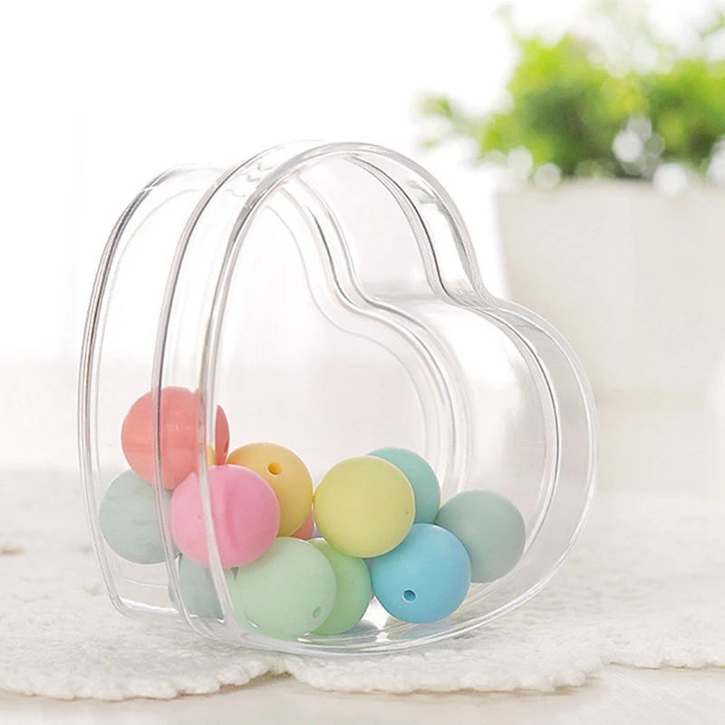 1pc Transparent Heart-shaped Plastic Candy Box DIY Wedding Decor Party Gift Storage Box Christmas Decor Baby Shower
1pc Transparent Heart-shaped Plastic Candy Box DIY Wedding Decor Party Gift Storage Box Christmas Decor Baby Shower