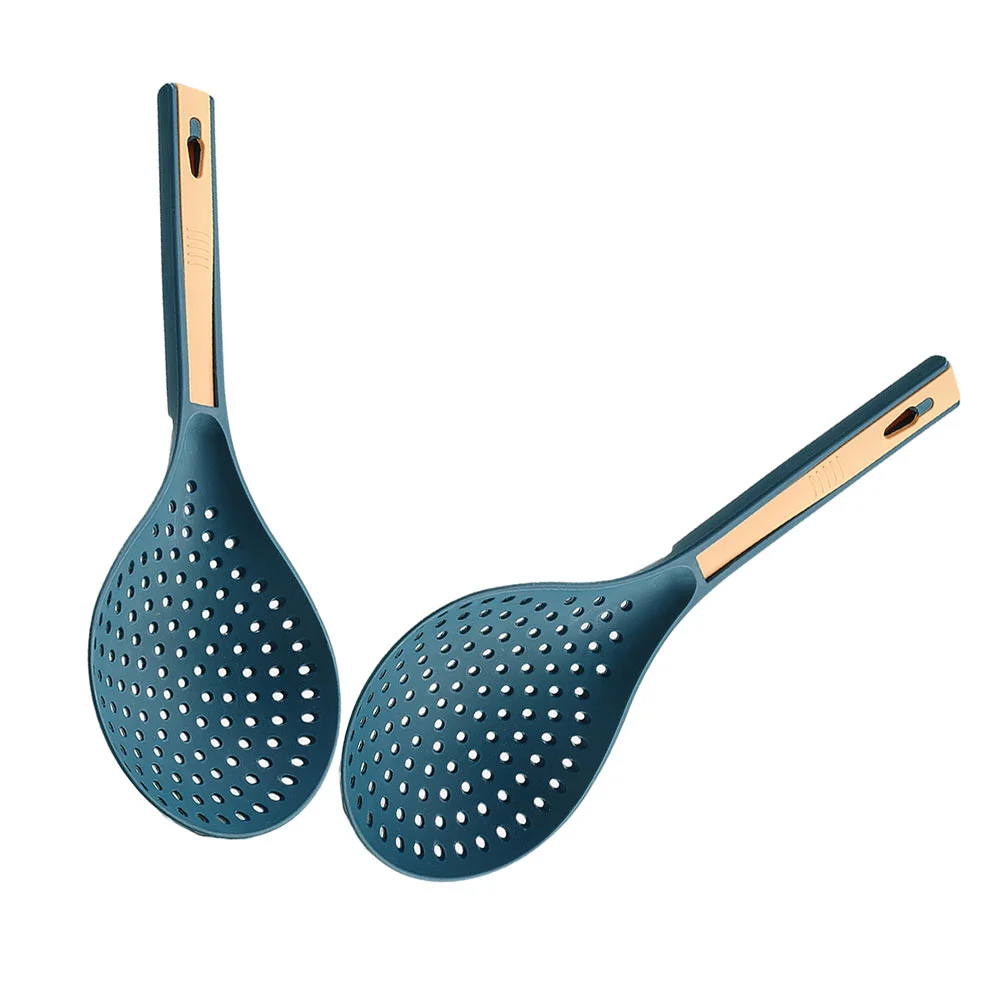 2Pcs Noodle Spoons Kitchen Food Colanders Food Filters for Home (Yellow Blue)
2Pcs Noodle Spoons Kitchen Food Colanders Food Filters for Home (Yellow Blue)