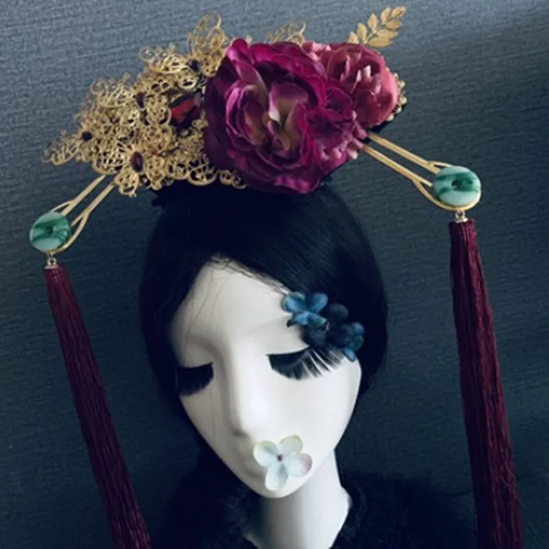 17 designs qing dynasty palace princess Qitou hair accessories ancient TV Movie Play favors chinese ancient headwear funny party
17 designs qing dynasty palace princess Qitou hair accessories ancient TV Movie Play favors chinese ancient headwear funny party
