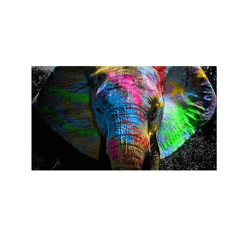 Colorful Elephant Painting Animal Poster Oil Painting On Canvas Wall Art Room Decoration Picture For Hoom NO FRAME
Colorful Elephant Painting Animal Poster Oil Painting On Canvas Wall Art Room Decoration Picture For Hoom NO FRAME