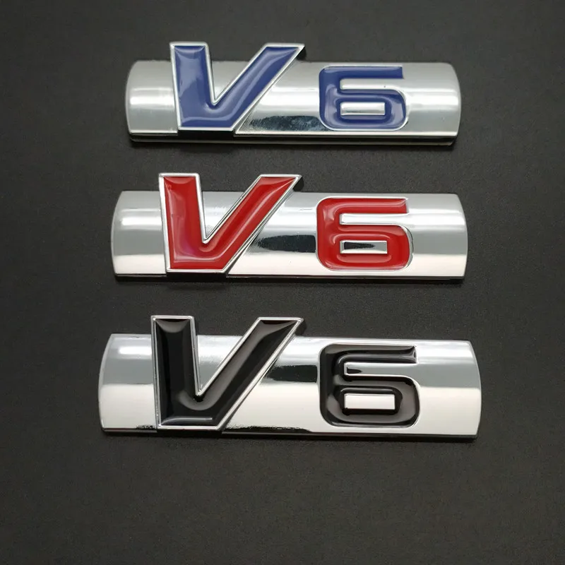 New Car Chrome Metal V6 Emblem Badge 3D Decal Trunk Auto Motor Sticker Car Styling V-6 Engine Sign Sticker Automobiles Styling
New Car Chrome Metal V6 Emblem Badge 3D Decal Trunk Auto Motor Sticker Car Styling V-6 Engine Sign Sticker Automobiles Styling