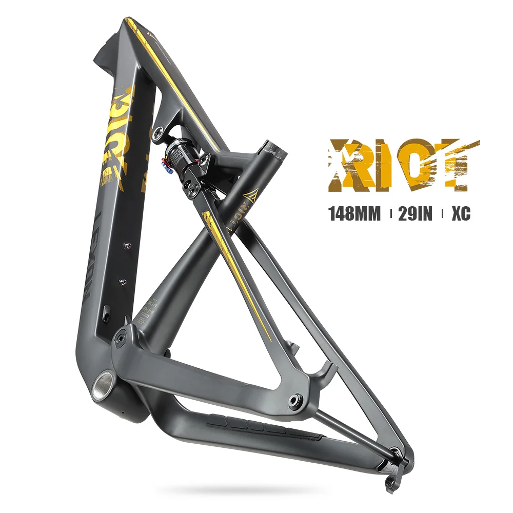 2022 LEXON Carbon Cross Country Full Suspension FrameTrial MTB Bicycle Frame AM DH XC Bike Frames 29 27.5 Boost MTB Frame 12-148
2022 LEXON Carbon Cross Country Full Suspension FrameTrial MTB Bicycle Frame AM DH XC Bike Frames 29 27.5 Boost MTB Frame 12-148