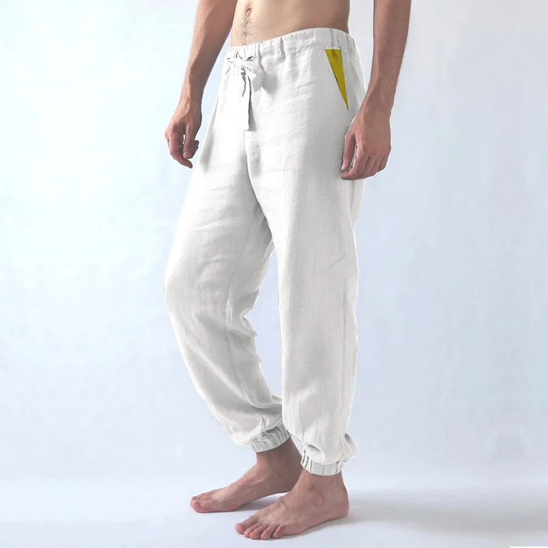 Ropa De Hombre 2020 Fashion Contrasting Color Men's Trousers Washed Cotton Ankle Elastic Pants Breathable Casual Sports Pants
Ropa De Hombre 2020 Fashion Contrasting Color Men's Trousers Washed Cotton Ankle Elastic Pants Breathable Casual Sports Pants