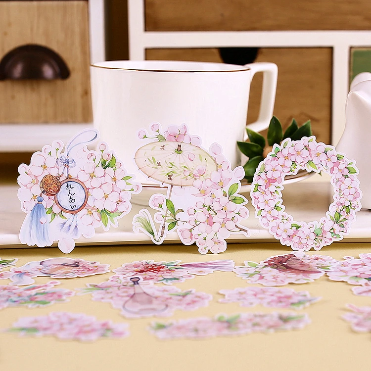20PCS Japanese cherry blossoms Stickers Crafts And Scrapbooking stickers book Student label Decorative sticker DIY Stationery
20PCS Japanese cherry blossoms Stickers Crafts And Scrapbooking stickers book Student label Decorative sticker DIY Stationery