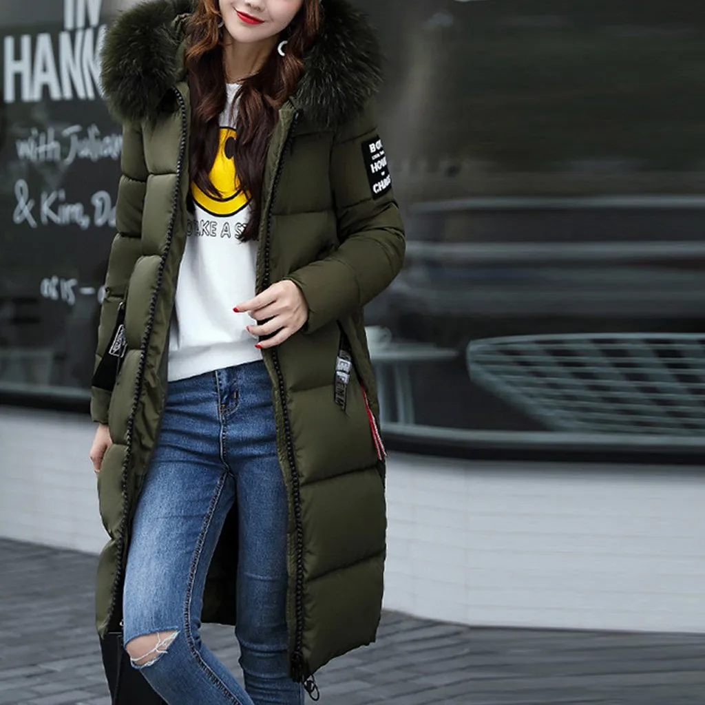 FREE OSTRICH Warm Female Jacket Winter Jacket Women Slim Cotton-Padded Jacket Female Outerwear Winter Coat Women's Overcoat
FREE OSTRICH Warm Female Jacket Winter Jacket Women Slim Cotton-Padded Jacket Female Outerwear Winter Coat Women's Overcoat