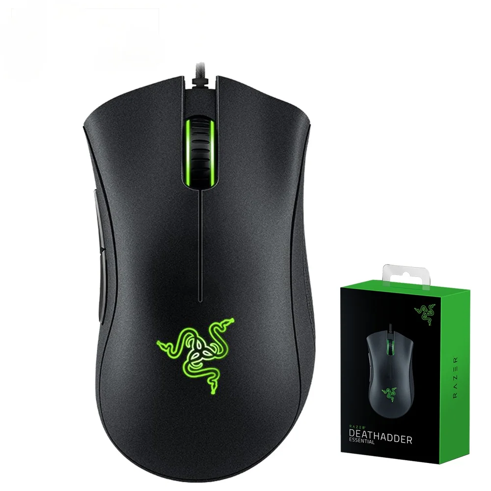 Проводная игровая мышь Razer DeathAdder, мышка 6400 точек/дюйм, оптический сенсор, 5 кнопок, игровая мышка для ноутбука, ПК, геймера,
Проводная игровая мышь Razer DeathAdder, мышка 6400 точек/дюйм, оптический сенсор, 5 кнопок, игровая мышка для ноутбука, ПК, геймера,