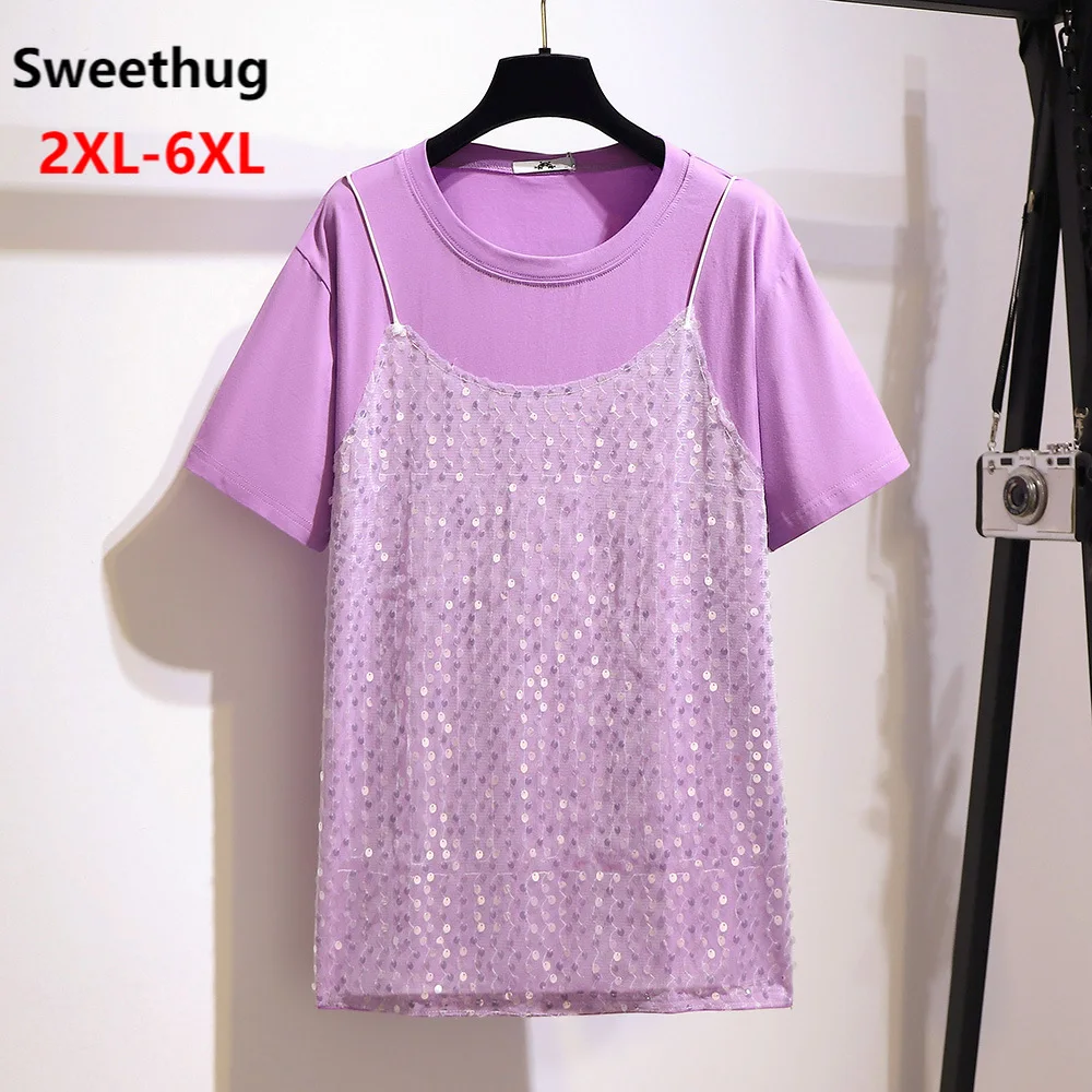 New 2021 ladies summer tops for women large loose short sleeve black pink sequin cotton T-shirt
New 2021 ladies summer tops for women large loose short sleeve black pink sequin cotton T-shirt