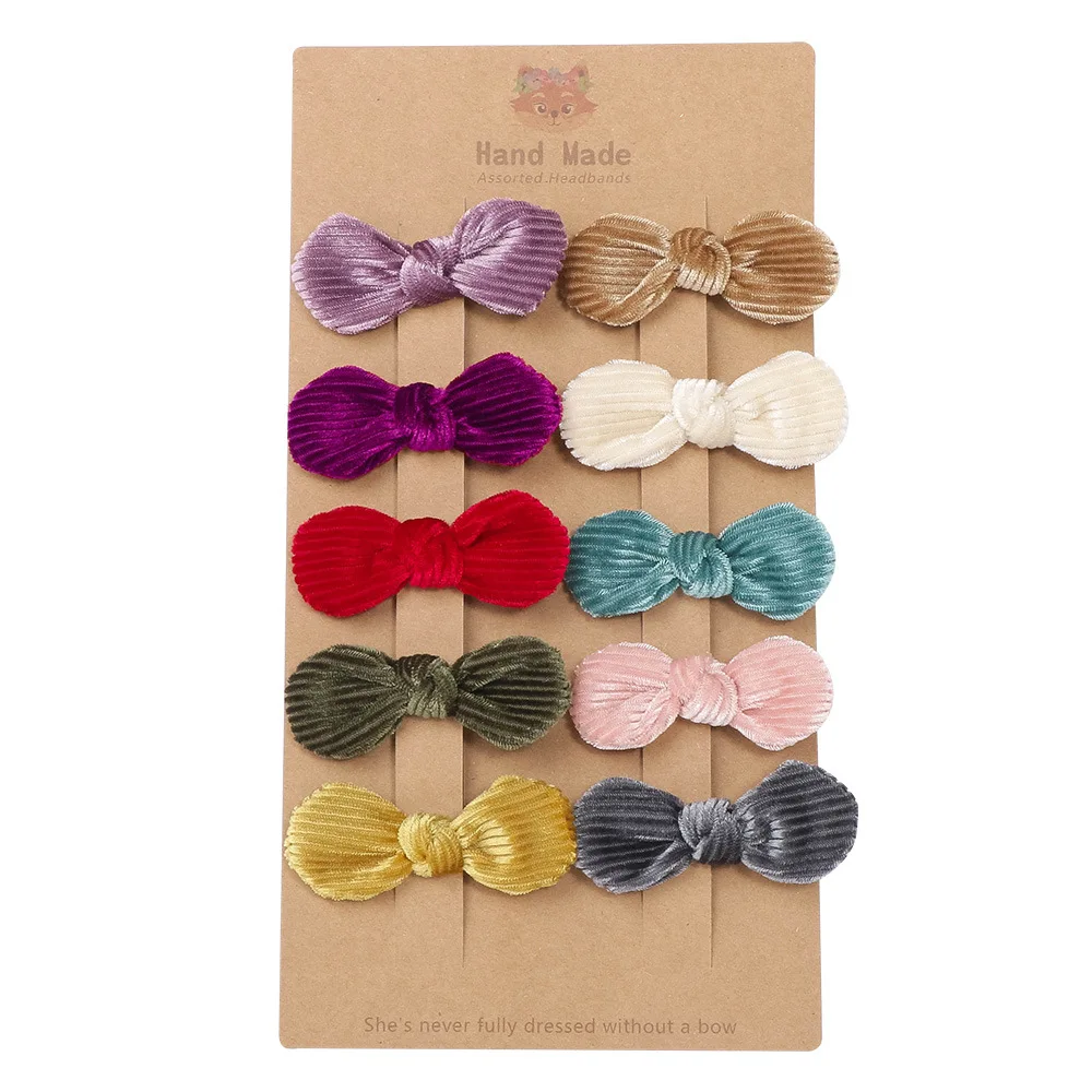 10Pcs/Lot Mini Corduroy Solid Bang Hair Clips For Baby Girls Boutique Sweet Headband Cute Elastic Nylon Hair Band Accessories
10Pcs/Lot Mini Corduroy Solid Bang Hair Clips For Baby Girls Boutique Sweet Headband Cute Elastic Nylon Hair Band Accessories