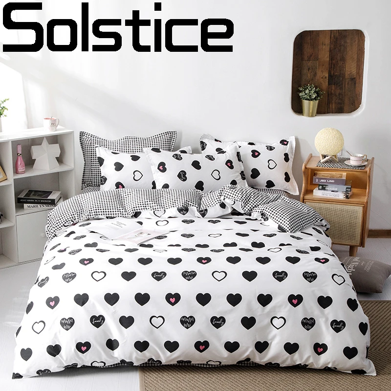 Solstice Black White Love Symbol Children Bedding Sets Bed Sheet Duvet Cover Pillowcases Bedspread Room Twin Size 3-4pcs/sets
Solstice Black White Love Symbol Children Bedding Sets Bed Sheet Duvet Cover Pillowcases Bedspread Room Twin Size 3-4pcs/sets