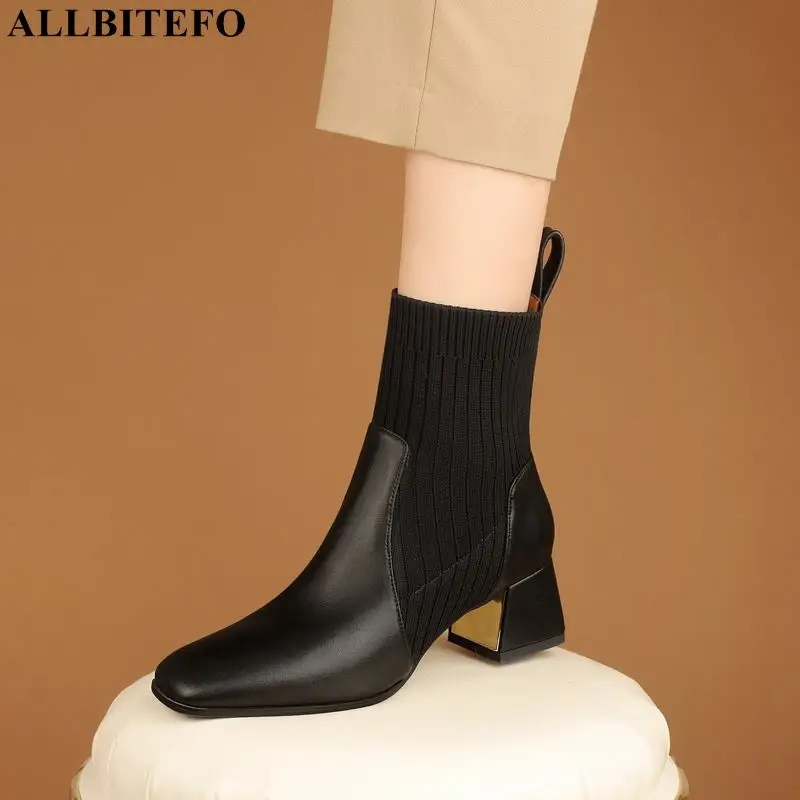 ALLBITEFO Размеры 33-42 дышащие удобные модные зимние женские сапоги из натуральной кожи на толстом каблуке Ботильоны Botas
ALLBITEFO Размеры 33-42 дышащие удобные модные зимние женские сапоги из натуральной кожи на толстом каблуке Ботильоны Botas