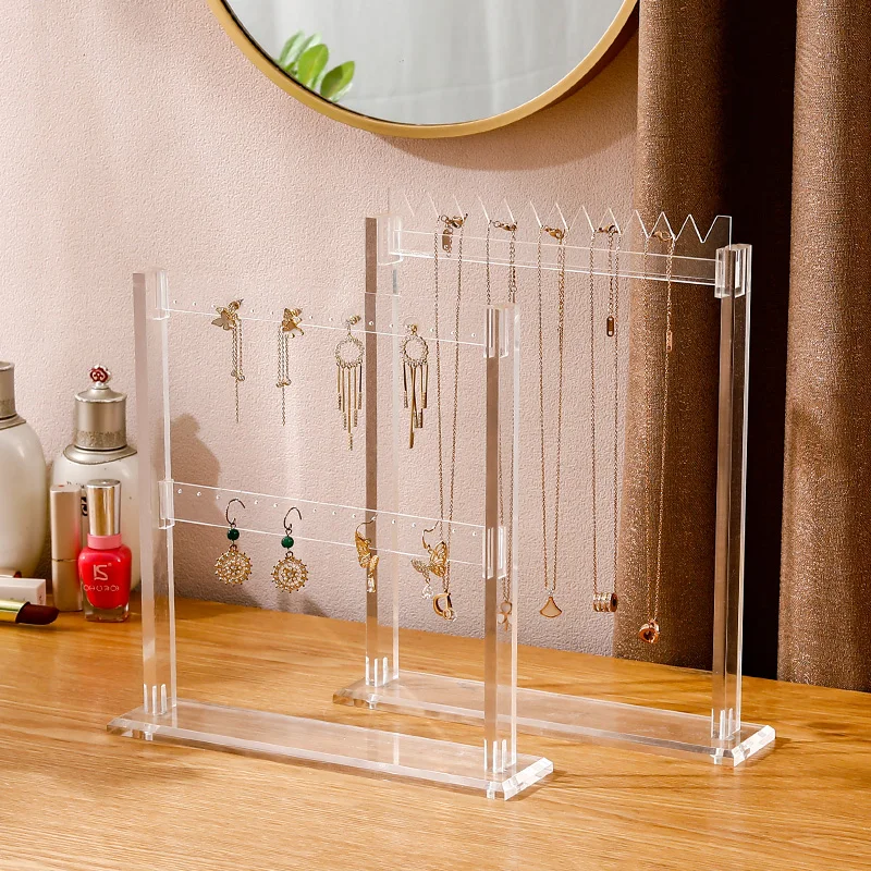 Acrylic necklace earring stand holder jewelry display case hanging earing organizer bracelet stamds jewellery holders shelf
Acrylic necklace earring stand holder jewelry display case hanging earing organizer bracelet stamds jewellery holders shelf