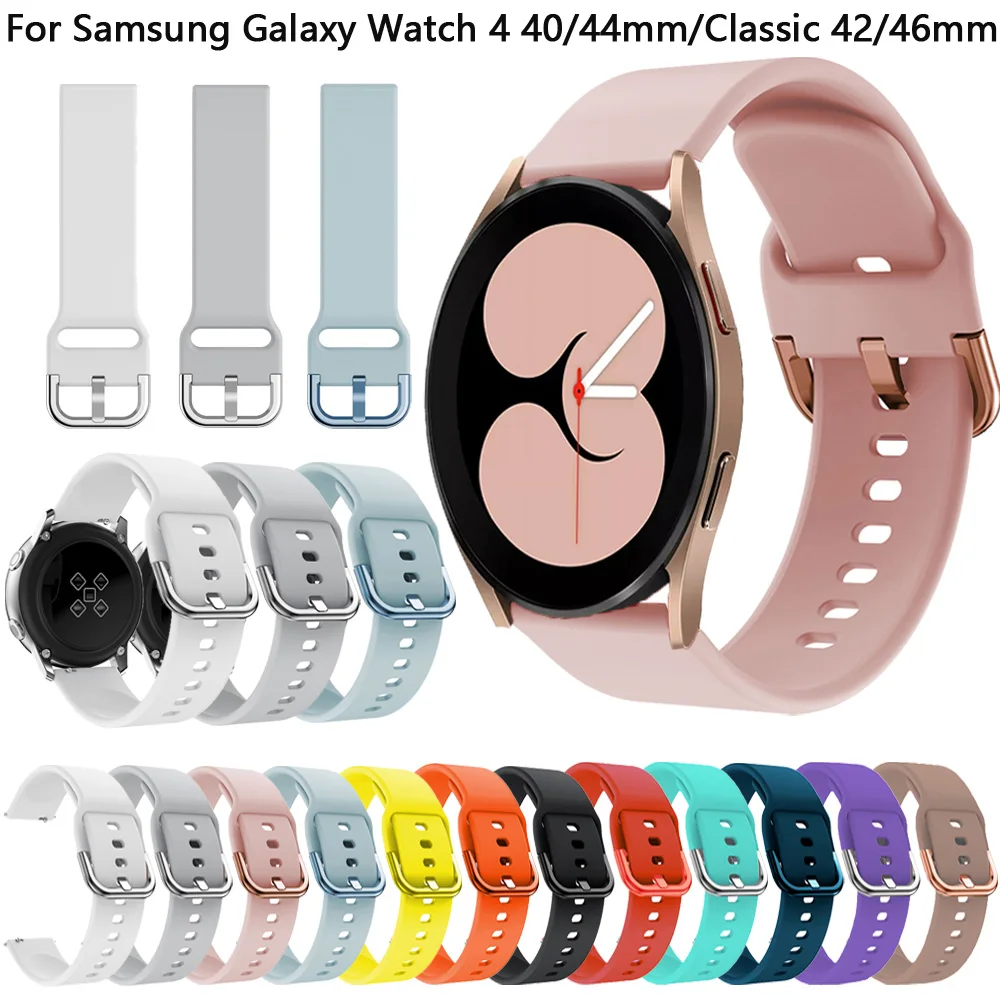 Ремешок 20 мм для Samsung Galaxy Watch 4 classic 42 мм 46 мм, силиконовый спортивный браслет для смарт-часов Galaxy Watch 4 44 мм 40 мм
Ремешок 20 мм для Samsung Galaxy Watch 4 classic 42 мм 46 мм, силиконовый спортивный браслет для смарт-часов Galaxy Watch 4 44 мм 40 мм