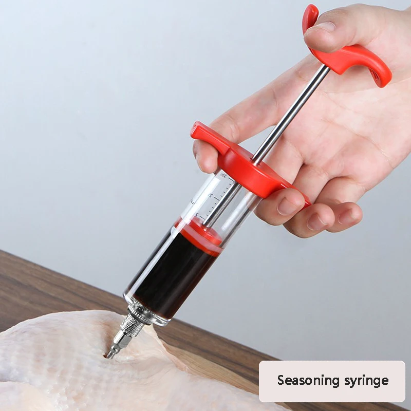 1oz/1.7oz Flavor Needle Grilled Chicken Sauce Syringe Steak Black Pepper Sauce Syringe Home BBQ Tool Thanksgiving Food
1oz/1.7oz Flavor Needle Grilled Chicken Sauce Syringe Steak Black Pepper Sauce Syringe Home BBQ Tool Thanksgiving Food