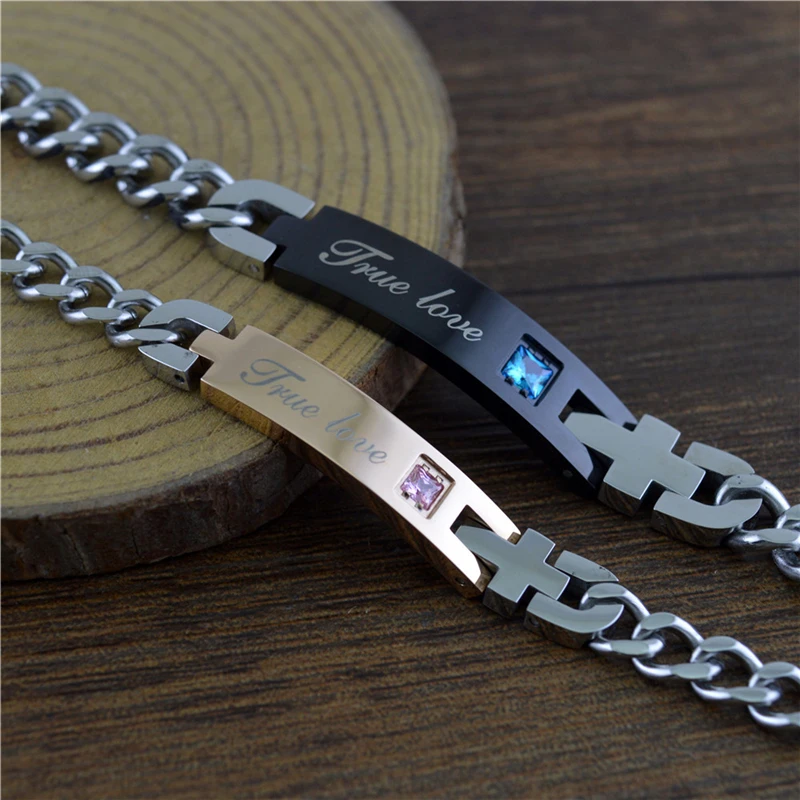 Fashion Glue Blue Pink Color Crystal Couple Bracelets For Men Boyfriend Gift Ideas Top Selling Stainless Steel Jewelry Pulceras
Fashion Glue Blue Pink Color Crystal Couple Bracelets For Men Boyfriend Gift Ideas Top Selling Stainless Steel Jewelry Pulceras