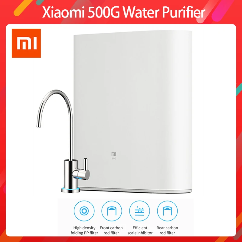 Фото Очиститель воды Xiaomi 500G Enhanced Edition RO Reverse Osmosis 4 в 1 Композитный - купить