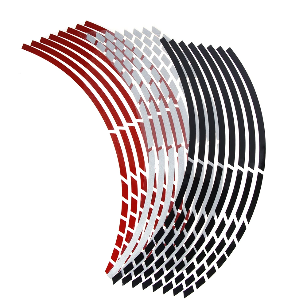 16Pcs 17"18" Strips Universal Motorcycle Car Wheel Tire Stickers Reflective Rim Tape Motorbike Auto Decals Steel Ring Stickers
16Pcs 17"18" Strips Universal Motorcycle Car Wheel Tire Stickers Reflective Rim Tape Motorbike Auto Decals Steel Ring Stickers