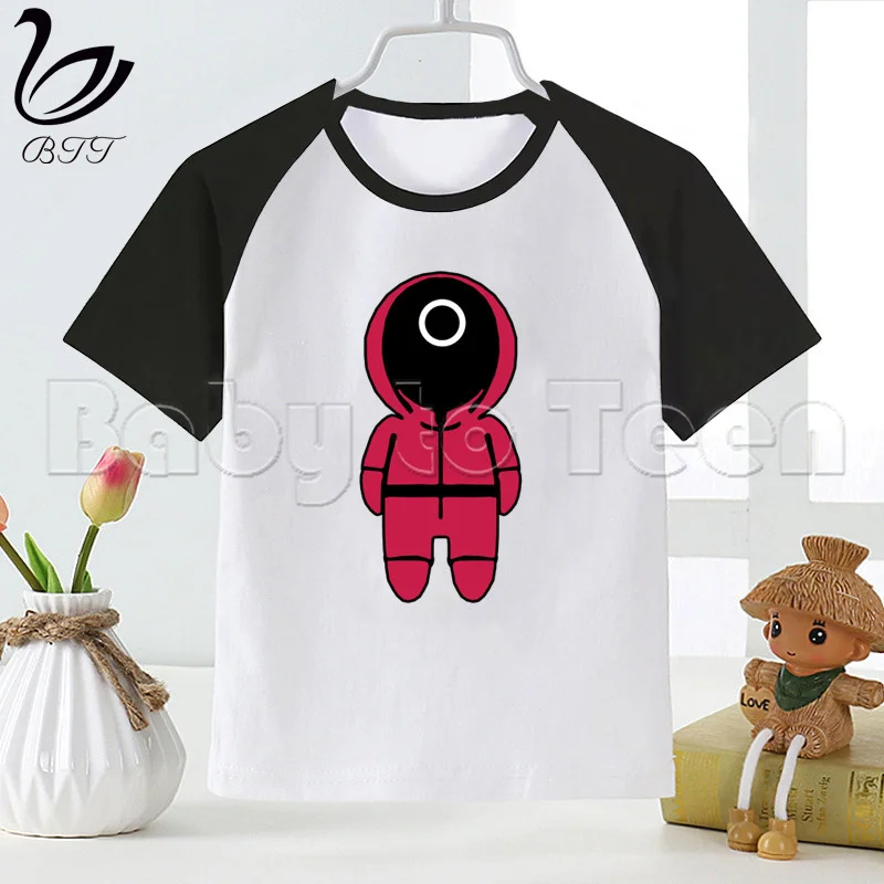 Squid Game Baby Girls Tshirt Boy Summer Casual T-shirts Kids Children's Fashion Tops Girl's Summer Tee
Squid Game Baby Girls Tshirt Boy Summer Casual T-shirts Kids Children's Fashion Tops Girl's Summer Tee