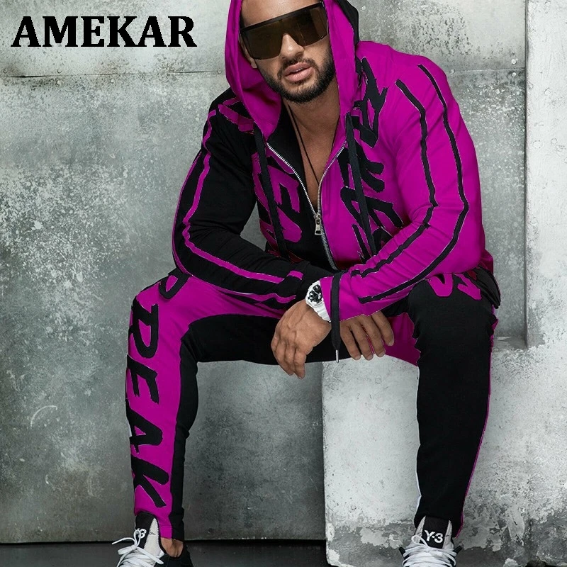 Mens Tracksuit Autumn Casual Men Outfit Letter Print Hooded Tops and Pants
Mens Tracksuit Autumn Casual Men Outfit Letter Print Hooded Tops and Pants