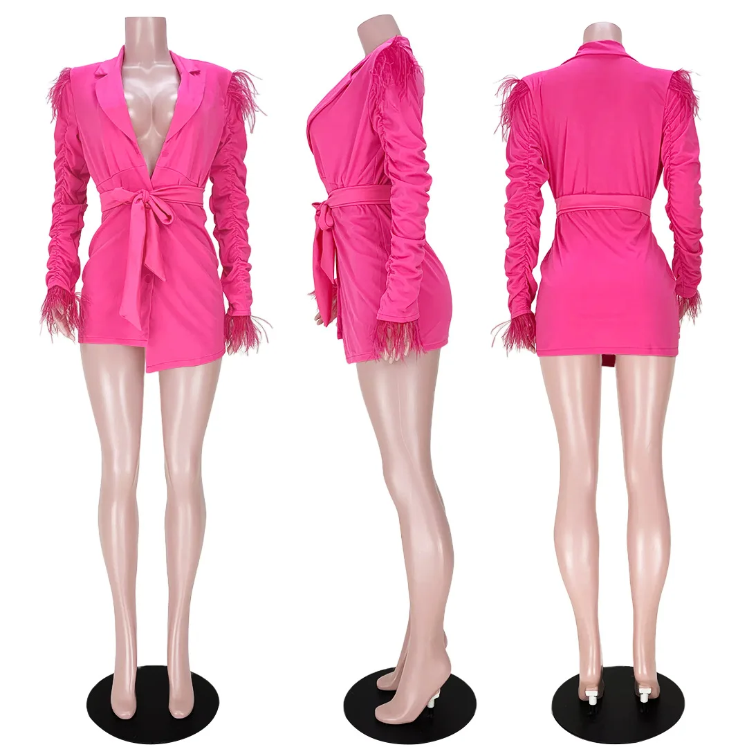 2021 Charming Women Fashion Blazer Long Sleeves Turn Down Neck Irregular Solid Lace Up Coats With Feather Lady Street Wear S-XL
2021 Charming Women Fashion Blazer Long Sleeves Turn Down Neck Irregular Solid Lace Up Coats With Feather Lady Street Wear S-XL