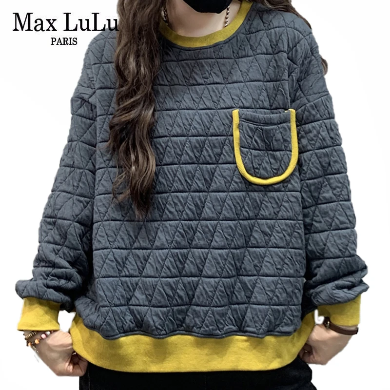 Max LuLu Womens Loose Patchwork Hoodies 2021 Winter European Style Ladies Casual O-Neck Design Sweatshirts Pocket Padded Clothes
Max LuLu Womens Loose Patchwork Hoodies 2021 Winter European Style Ladies Casual O-Neck Design Sweatshirts Pocket Padded Clothes