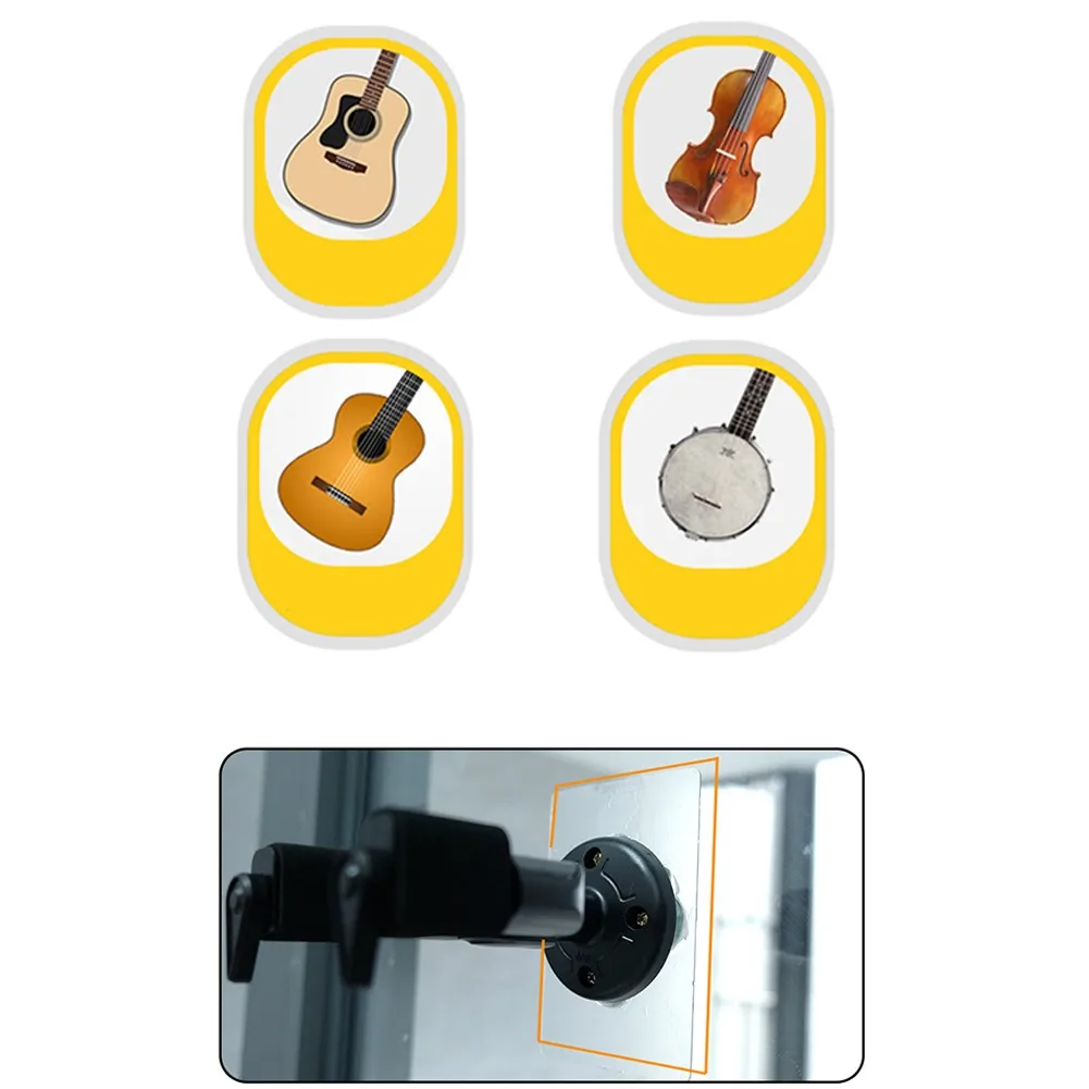 Wall Mount Guitar Hanger Bracket Electric/Acoustic Bass/Ukulele Padded Universal Space-saving High Quality Invisible
Wall Mount Guitar Hanger Bracket Electric/Acoustic Bass/Ukulele Padded Universal Space-saving High Quality Invisible