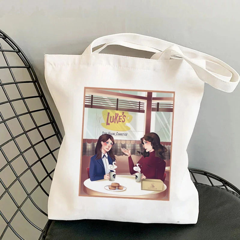 2021 сумка-шоппер для девочек Gilmore сумка-тоут с принтом люка женская в стиле