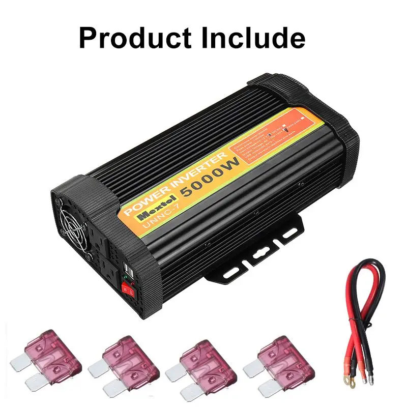 10000W Peak Solar Power Inverter 5000W 12V DC To 110V AC Modified Sine Wave Voltage Transformer Solar Power Inverter Converter
10000W Peak Solar Power Inverter 5000W 12V DC To 110V AC Modified Sine Wave Voltage Transformer Solar Power Inverter Converter