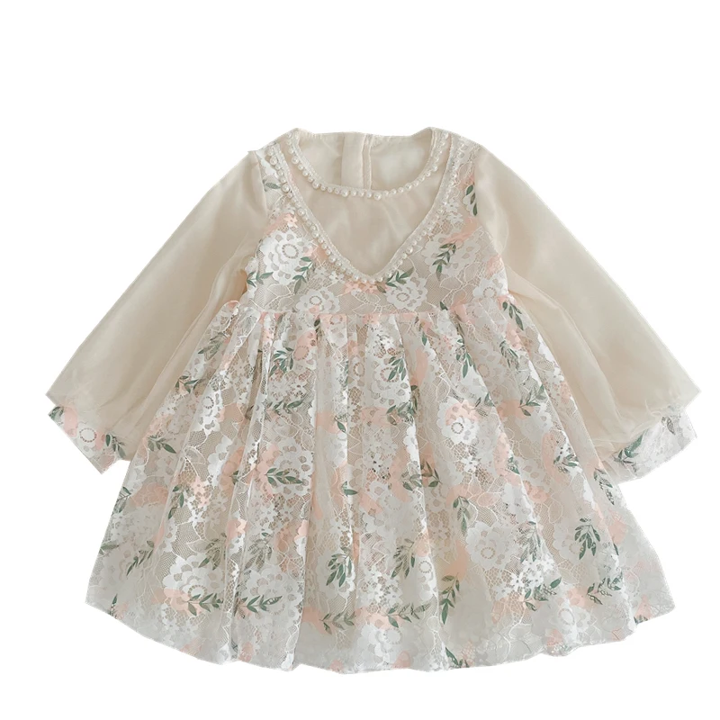 Baby Girls Dresses Lantern Sleeve Kids Clothes Birthday Party Dress Girls Wedding Baptism Princess Dresses with Pearls 2-8Y
Baby Girls Dresses Lantern Sleeve Kids Clothes Birthday Party Dress Girls Wedding Baptism Princess Dresses with Pearls 2-8Y