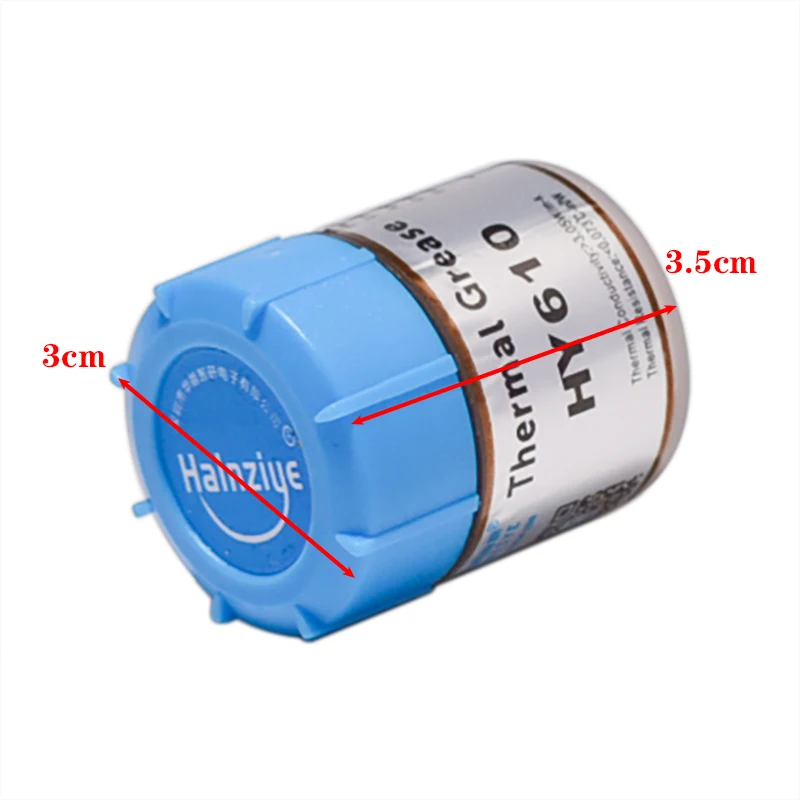 2pcs HY610 20g Thermal Conductive Grease Heatsink Compound 20g Golden Thermal Paste Silicone For CPU GPU Chipset Cooling
2pcs HY610 20g Thermal Conductive Grease Heatsink Compound 20g Golden Thermal Paste Silicone For CPU GPU Chipset Cooling