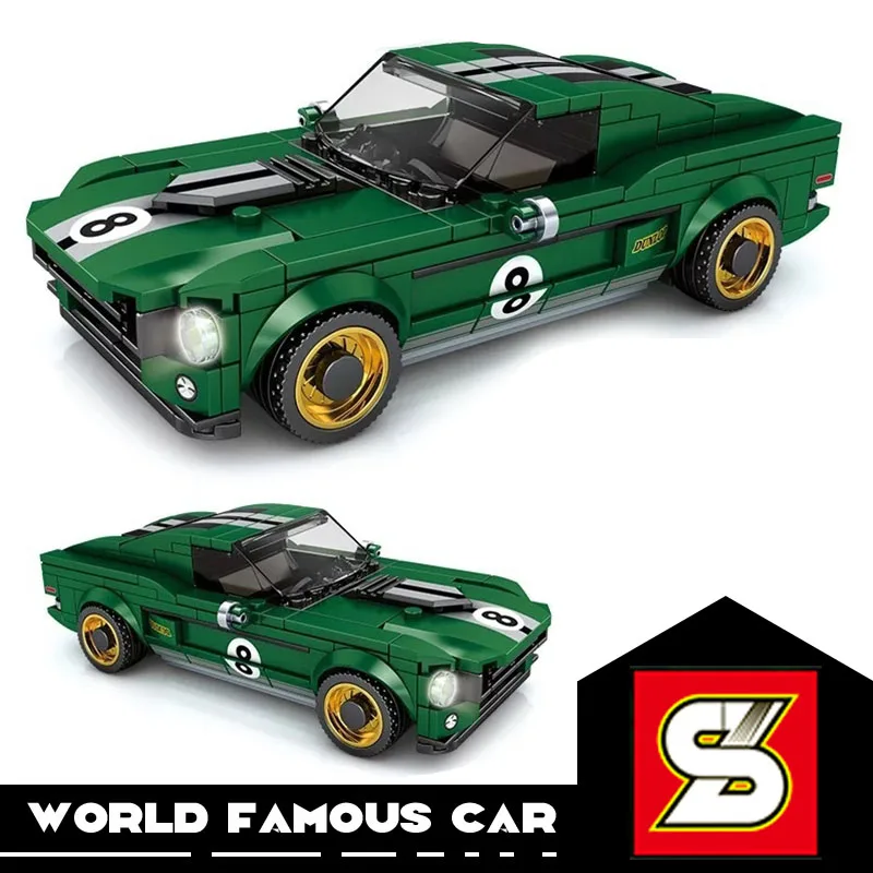 Конструктор Городской Классический гоночный автомобиль, модель кубика, имитация конструктора, игрушки для детей, спортивные автомобили, по...
Конструктор Городской Классический гоночный автомобиль, модель кубика, имитация конструктора, игрушки для детей, спортивные автомобили, по...