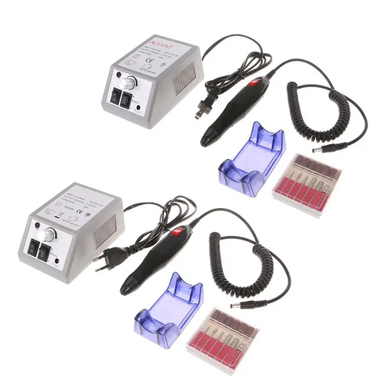Electric Acrylic Nail Art File Drill Set Manicure Machine Sand Drill Pink Kit R3MF
Electric Acrylic Nail Art File Drill Set Manicure Machine Sand Drill Pink Kit R3MF