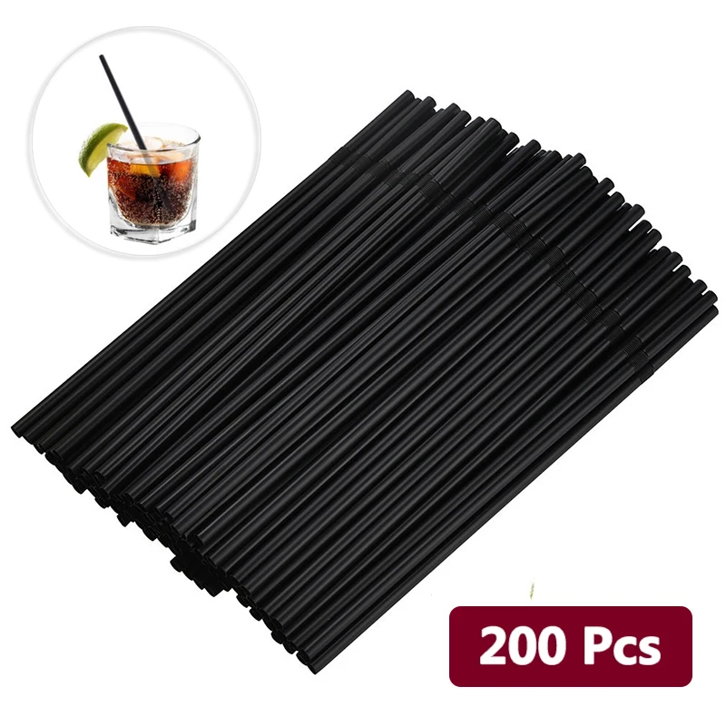 200 Pcs Drinking Straws 256mm Black Long Flexible Wedding Party Supplies Plastic Drinking Straws Kitchen Accessories Pajitas
200 Pcs Drinking Straws 256mm Black Long Flexible Wedding Party Supplies Plastic Drinking Straws Kitchen Accessories Pajitas