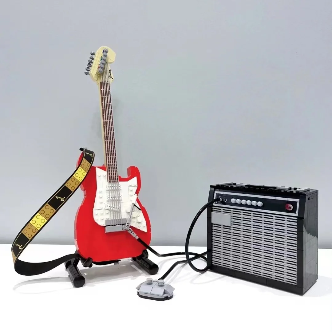 Creative 21329 Fender Guitar Model MOC Modular Building Blocks Ideas DIY Education Toys Kids Birthday Christmas Gifts
Creative 21329 Fender Guitar Model MOC Modular Building Blocks Ideas DIY Education Toys Kids Birthday Christmas Gifts