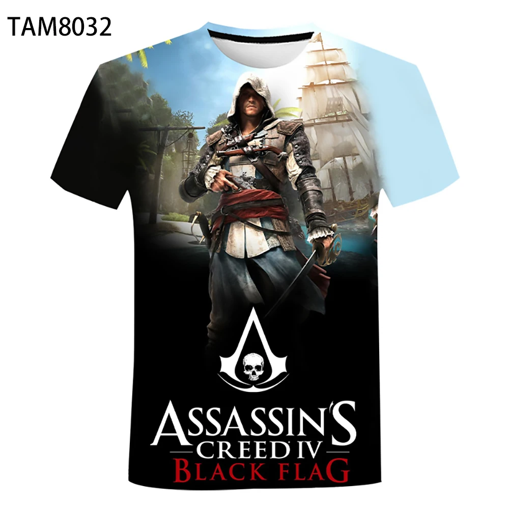 Summer The New Large Size Printed Assassin's Men's Short-Sleeved Trend Fashion Breathable Children's Cool T-Shirt 110-6XL
Summer The New Large Size Printed Assassin's Men's Short-Sleeved Trend Fashion Breathable Children's Cool T-Shirt 110-6XL