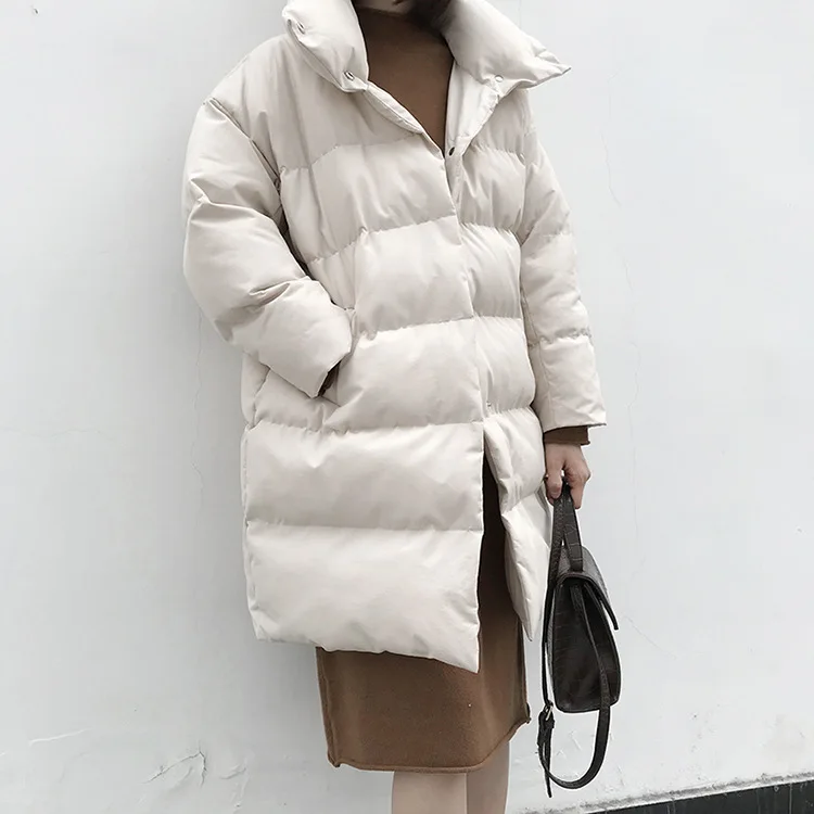 2020 Thick Winter Stand Collar Cotton Jacket Loose Style Women Warm Coat Outerwear Female Casaco Feminino Parkas 
2020 Thick Winter Stand Collar Cotton Jacket Loose Style Women Warm Coat Outerwear Female Casaco Feminino Parkas