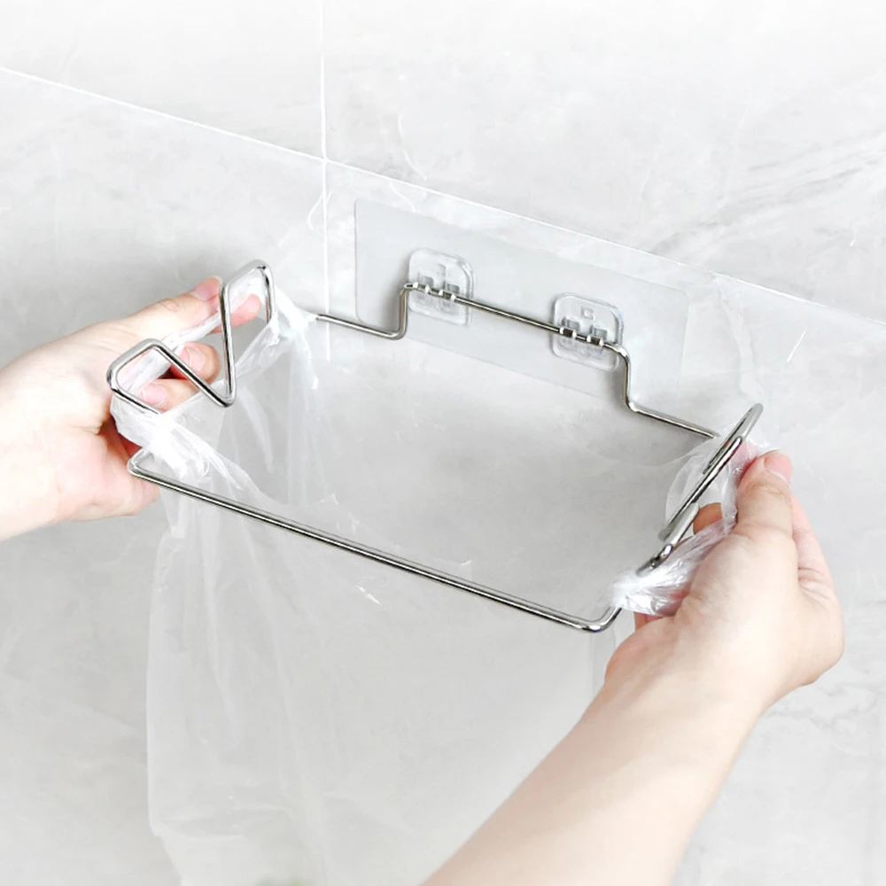 Kitchen Trash Rack Cabinet Door Garbage Bags Holder Stainless Steel Closet Garbage Storage Holder Home Kitchen Storage Supplies
Kitchen Trash Rack Cabinet Door Garbage Bags Holder Stainless Steel Closet Garbage Storage Holder Home Kitchen Storage Supplies