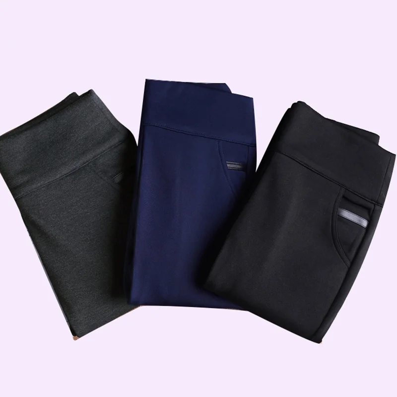 Women Winter Warm Pants Plus Velvet Thick Leggings Casual High Waist Elastic Middle Aged Mother Stretch Straight Pants Plus Size
Women Winter Warm Pants Plus Velvet Thick Leggings Casual High Waist Elastic Middle Aged Mother Stretch Straight Pants Plus Size