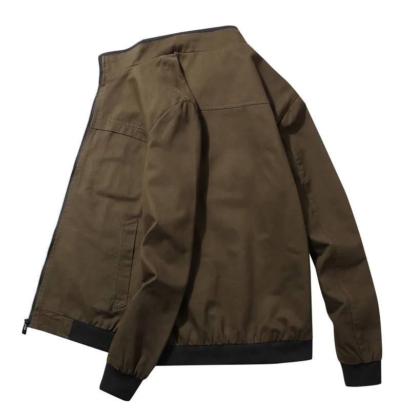 2021 Spring and Autumn New Men's Stand Collar Cotton Jacket Youth Stitching Fashion Casual Jacket
2021 Spring and Autumn New Men's Stand Collar Cotton Jacket Youth Stitching Fashion Casual Jacket