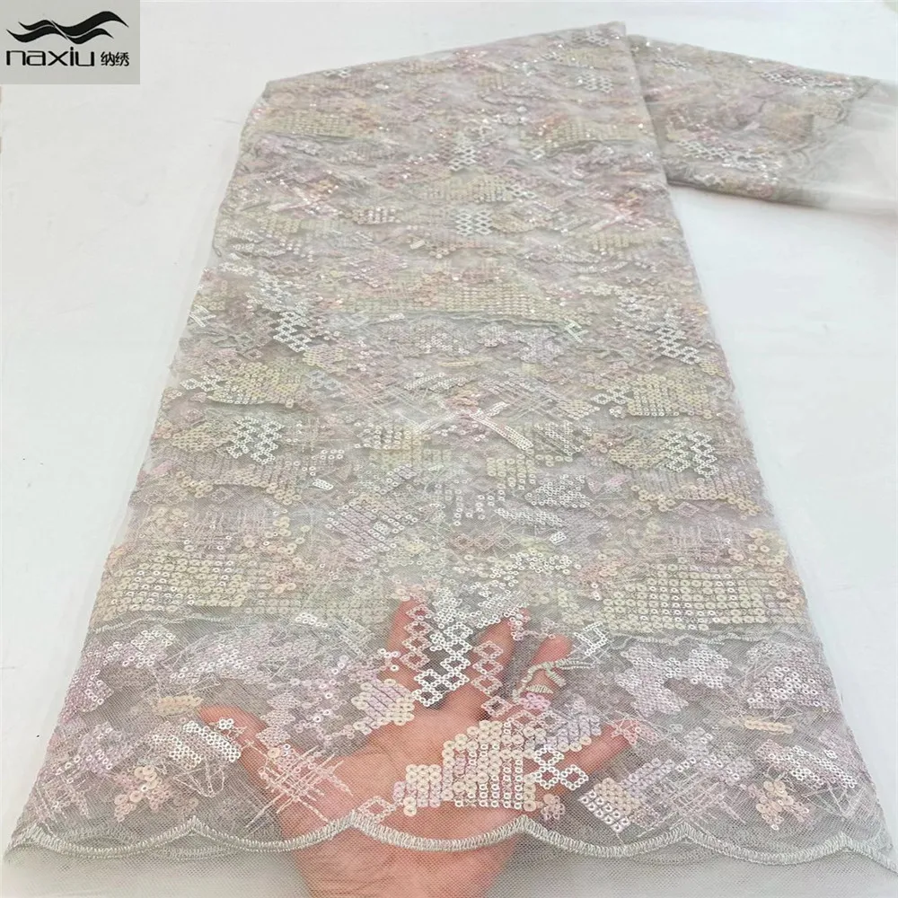 Madison African Sequins Lace Fabric 2021 High Quality Tulle Lace Dress For Women Embroidery Net French Lace Fabric Sewing
Madison African Sequins Lace Fabric 2021 High Quality Tulle Lace Dress For Women Embroidery Net French Lace Fabric Sewing