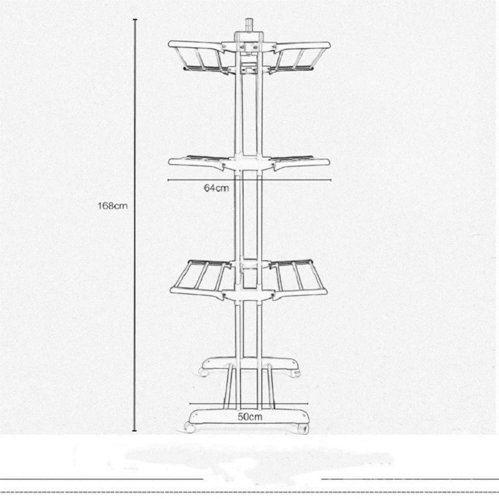 1pc Upgrade Storage Folding Storage Operation Drying Rack Floor Folding Indoor And Outdoor Household Drying Rack Three Layer
1pc Upgrade Storage Folding Storage Operation Drying Rack Floor Folding Indoor And Outdoor Household Drying Rack Three Layer