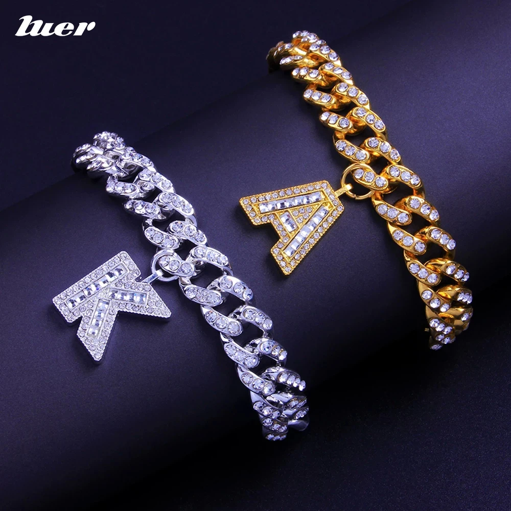 LUER Iced Out Letters Bracelet/Custom Words Bracelet/Stonefans Hip Hop Miami Cuban Link/Letter Bracelet A-Z Initials Jewlery
LUER Iced Out Letters Bracelet/Custom Words Bracelet/Stonefans Hip Hop Miami Cuban Link/Letter Bracelet A-Z Initials Jewlery