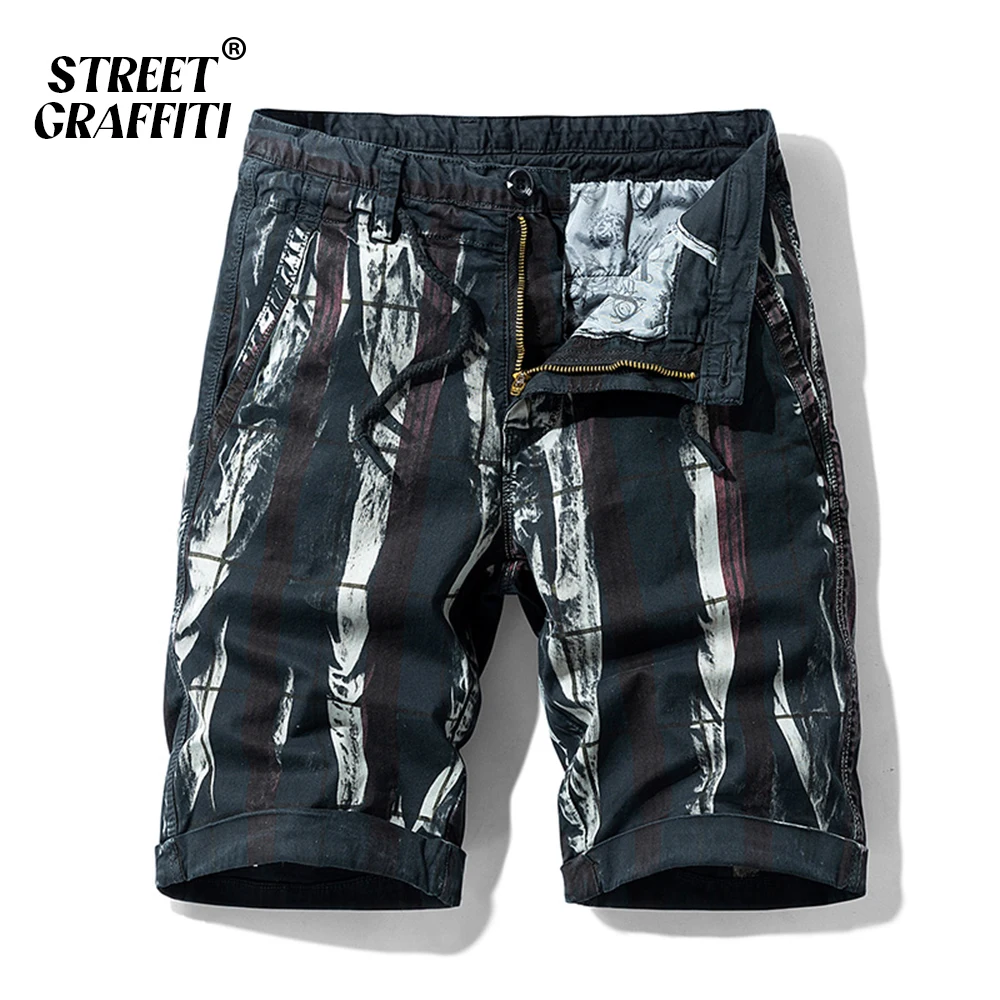 2021 Spring Men Cotton Print Striped Men's Shorts Clothing New Summer Casual Denim Short Fashion Social Jeans For Beach Pant
2021 Spring Men Cotton Print Striped Men's Shorts Clothing New Summer Casual Denim Short Fashion Social Jeans For Beach Pant