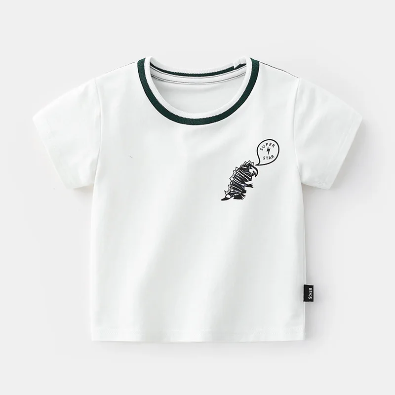 Boys T-shirt summer fashion Short sleeve T Shirts Top Tees brand Children Clothing Baby Boy girl Design Shirts Kids Clothes
Boys T-shirt summer fashion Short sleeve T Shirts Top Tees brand Children Clothing Baby Boy girl Design Shirts Kids Clothes
