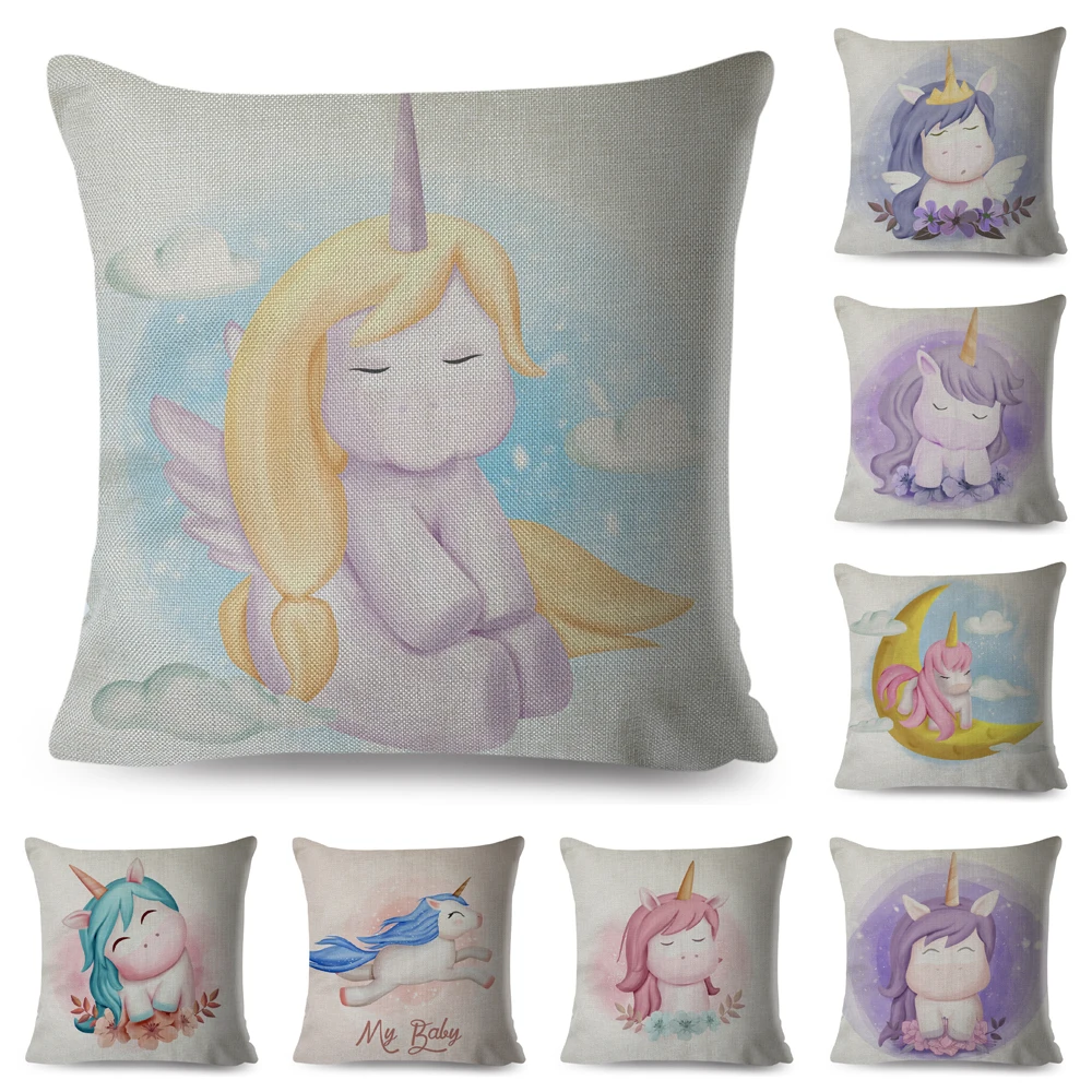 Cartoon Unicorn Rabbit Pillow Cases Decor Cute Animal Cushion Covers for Children Room Sofa Home Polyester Pillowcase 45X45CM
Cartoon Unicorn Rabbit Pillow Cases Decor Cute Animal Cushion Covers for Children Room Sofa Home Polyester Pillowcase 45X45CM