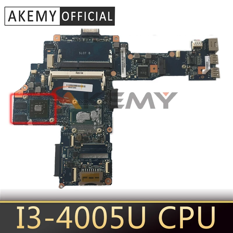 AKEMY оригинальный H000079400 CA10SUG CUG MB для toshiba satellite L40-B L40 Материнская плата ноутбука SR1EK I3-4005U 1,7 ГГц Материнская плата
AKEMY оригинальный H000079400 CA10SUG CUG MB для toshiba satellite L40-B L40 Материнская плата ноутбука SR1EK I3-4005U 1,7 ГГц Материнская плата