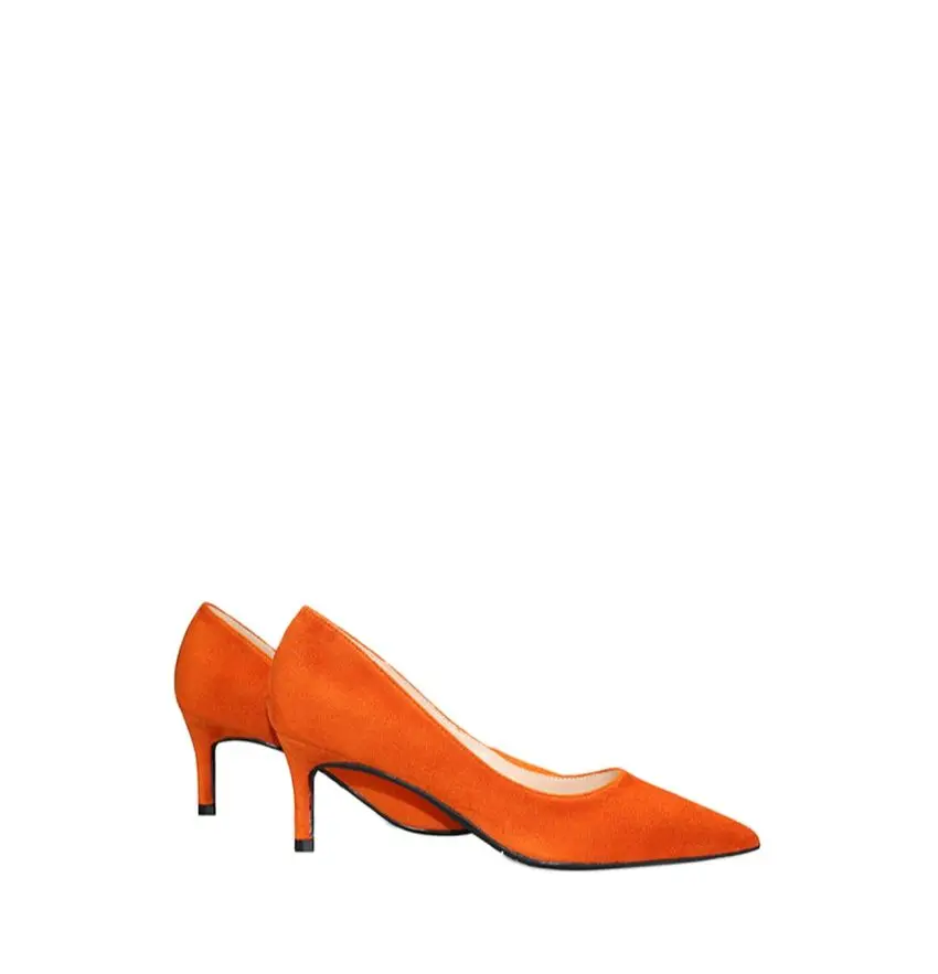 New suede mid-high heel women's professional casual essential single shoes pointed toe shallow mouth stiletto high heels
New suede mid-high heel women's professional casual essential single shoes pointed toe shallow mouth stiletto high heels