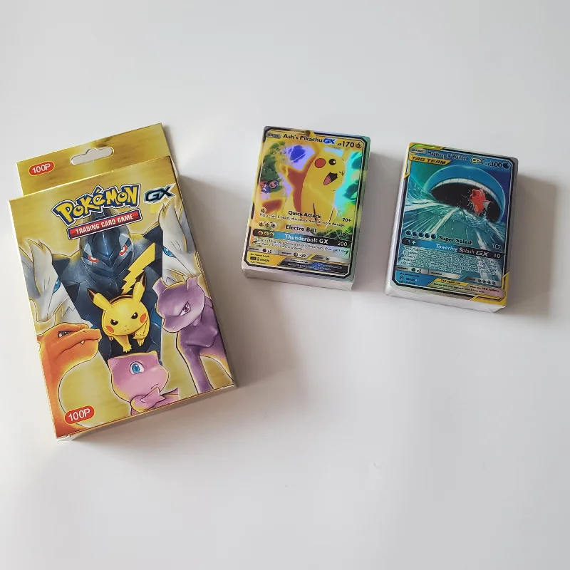 New GX100 Pokemon Full Flash Card Game Cards 100 Non-repeat GX Contains 63TAG Cards Kids Holiday Gifts Pokemon Cards Original
New GX100 Pokemon Full Flash Card Game Cards 100 Non-repeat GX Contains 63TAG Cards Kids Holiday Gifts Pokemon Cards Original