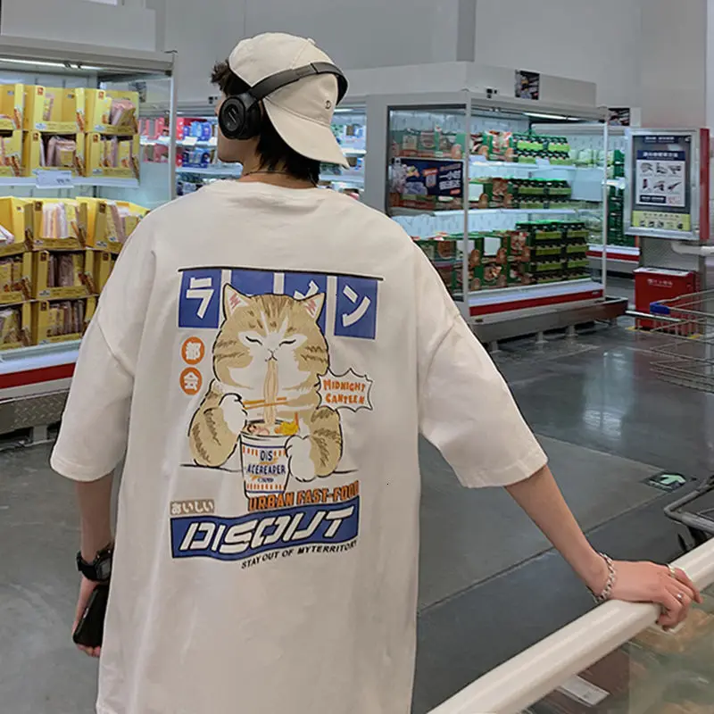 Privathinker Cat Cartoon Graphic Men Tshirt Casual Baggy Short Sleeve T-shirt Japanese Style Oversized T Shirt Men's Clothing
Privathinker Cat Cartoon Graphic Men Tshirt Casual Baggy Short Sleeve T-shirt Japanese Style Oversized T Shirt Men's Clothing