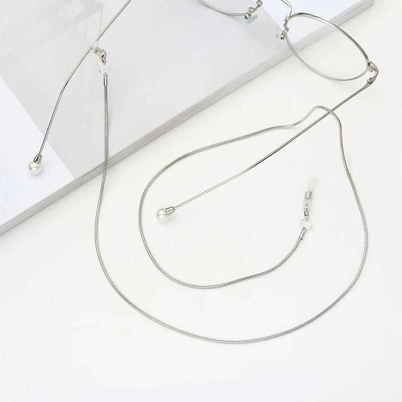 1PC Glasses Chain Gold Silver Sunglasses Reading Beaded Eyewears Cord Holder Womens Fashion Eyeglass Chains Long Chic necklace
1PC Glasses Chain Gold Silver Sunglasses Reading Beaded Eyewears Cord Holder Womens Fashion Eyeglass Chains Long Chic necklace